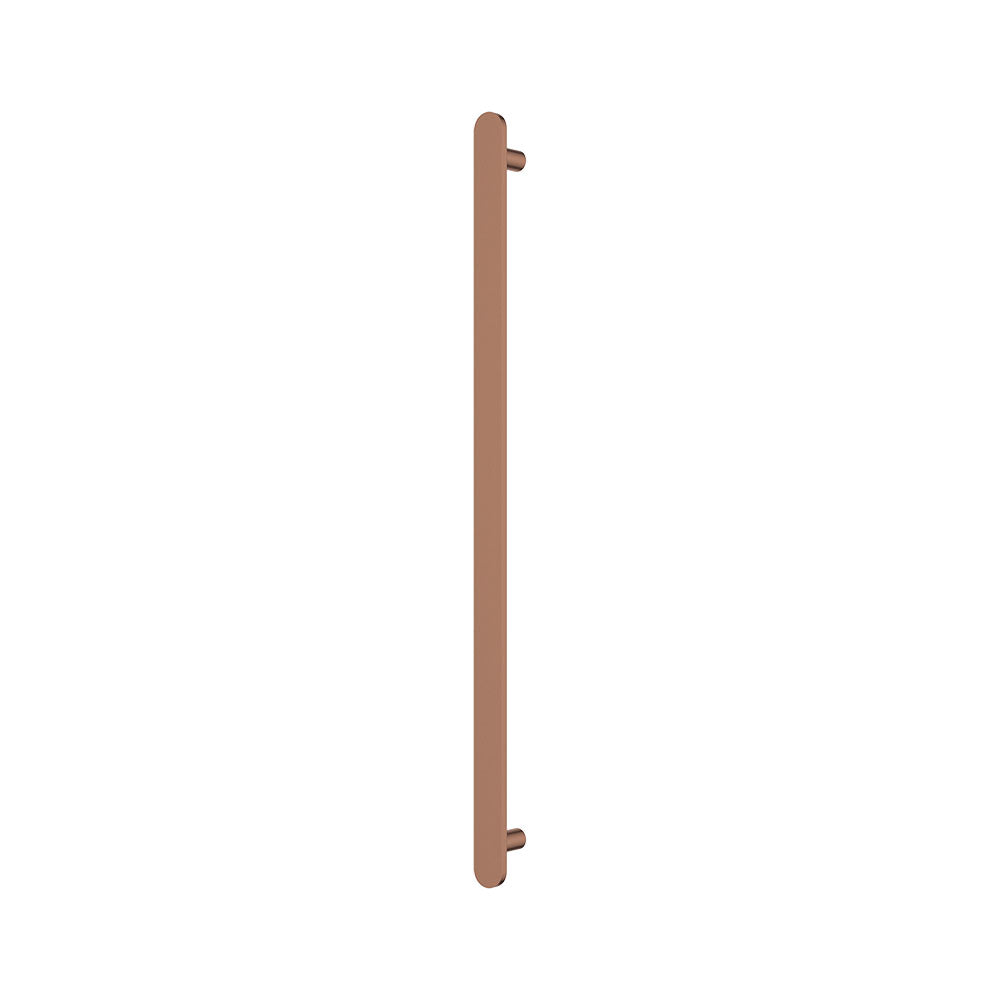 Fienza Empire Slim Vertical Heated Towel Rail, 60 x 900mm - Brushed Copper