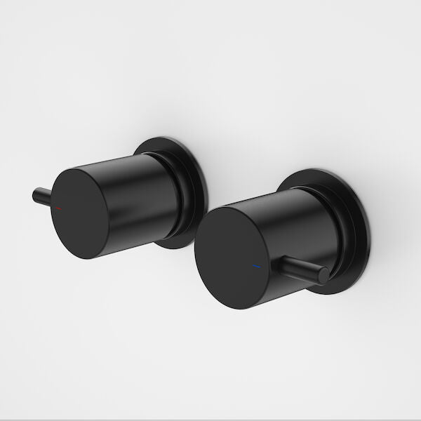 Caroma Caroma Luna® Lever Wall Top Assemblies - Black - Lead Free