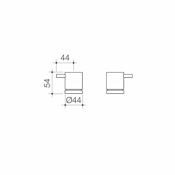 Caroma Caroma Luna® Lever Basin Top Assemblies - Chrome - Lead Free