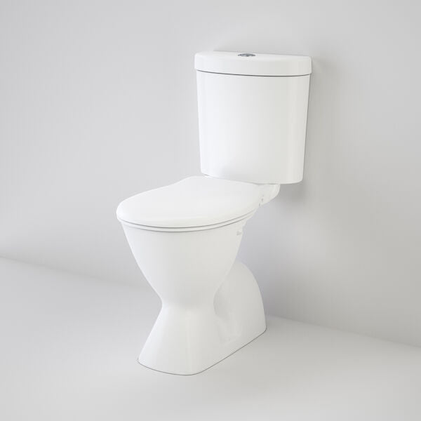 Caroma Profile 4 Easy Height Connector Toilet Suite S Trap with Soft Close Seat