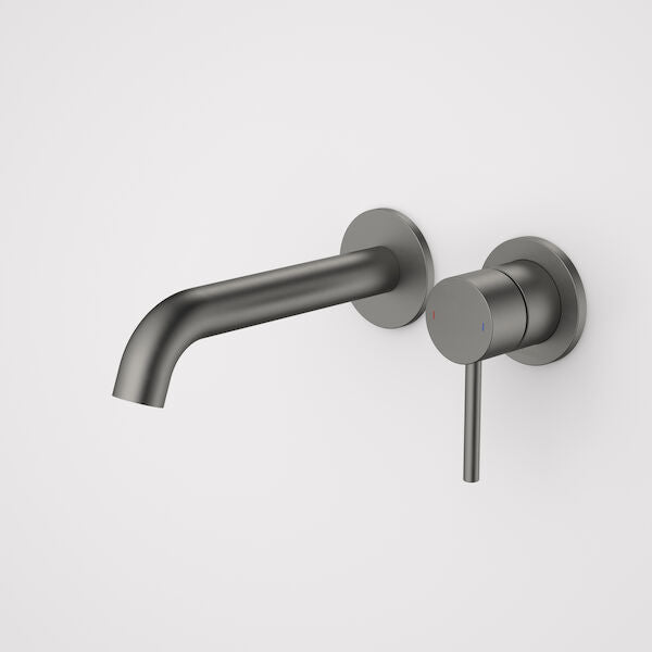 Caroma Liano II 175mm Wall Basin / Bath Mixer - 2 x Round Cover Plates - Sales Kit - LF