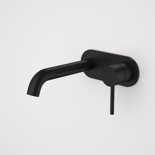 Caroma Liano II 175mm Wall Basin / Bath Mixer - Rounded Cover Plate - Sales Kit - LF