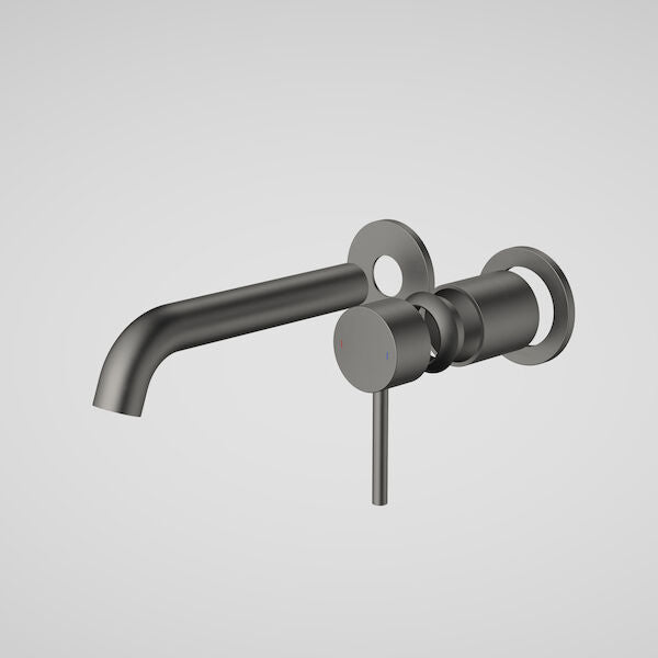 Caroma Liano II 175mm Wall Basin / Bath Trim Kit - 2 x Round Cover Plates - LF