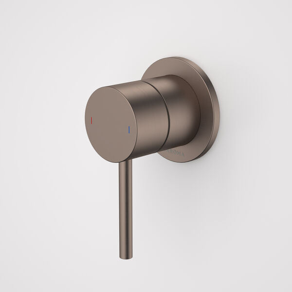 Caroma Liano II Bath / Shower Mixer - Round Cover Plate - Sales Kit