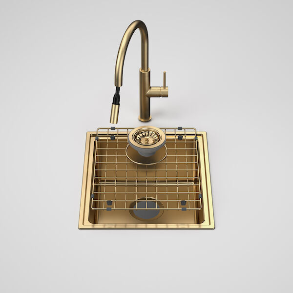 Caroma Urbane® II Single Bowl Sink with Liano II Pull Out Sink Mixer