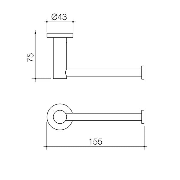Caroma Liano II Toilet Roll Holder
