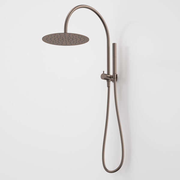Caroma Liano II Compact Twin Shower with Overhead