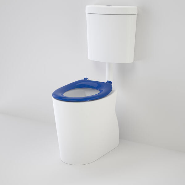 Caroma Care 610 Cleanflush Connector S Trap Suite with Caravelle Single Flap Seat