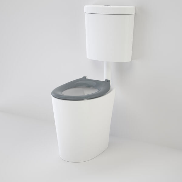 Caroma Care 610 Cleanflush Connector P Trap Suite with Caravelle Single Flap Seat