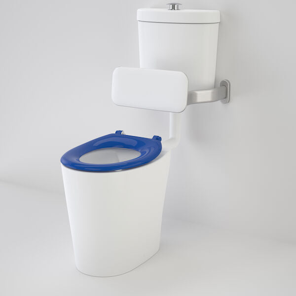 Caroma Care 610 Cleanflush Connector P Trap Suite with Backrest and Caravelle Single Flap Seat