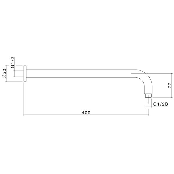 Caroma Titan Wall Shower Arm