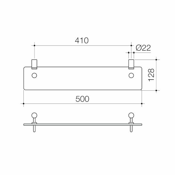 Caroma Titan Glass Shelf