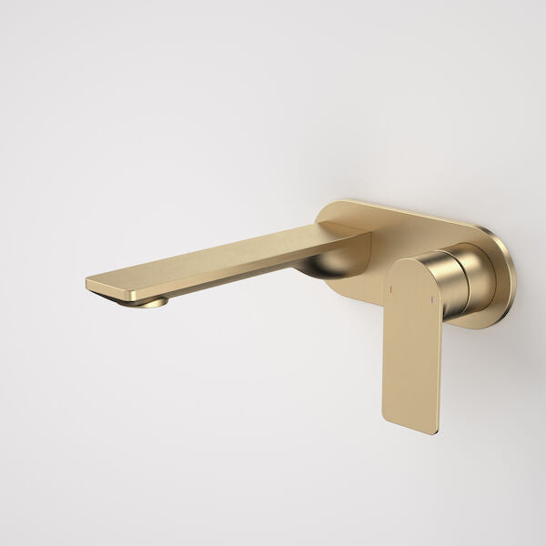 Caroma Urbane® II 180mm Wall Basin / Bath Mixer - Round Cover Plate - Sales Kit - LF