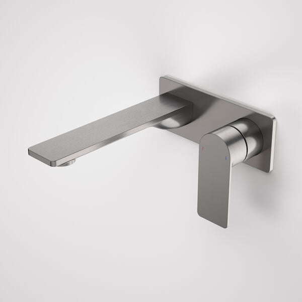 Caroma Urbane® II 180mm Wall Basin / Bath Mixer - Rectangular Cover Plate Sales Kit - LF