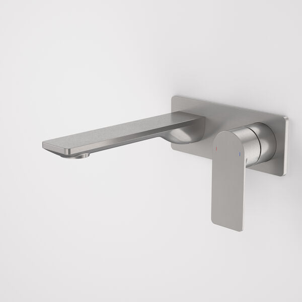 Caroma Urbane® II 180mm Wall Basin / Bath Mixer - Rectangular Cover Plate Sales Kit - LF