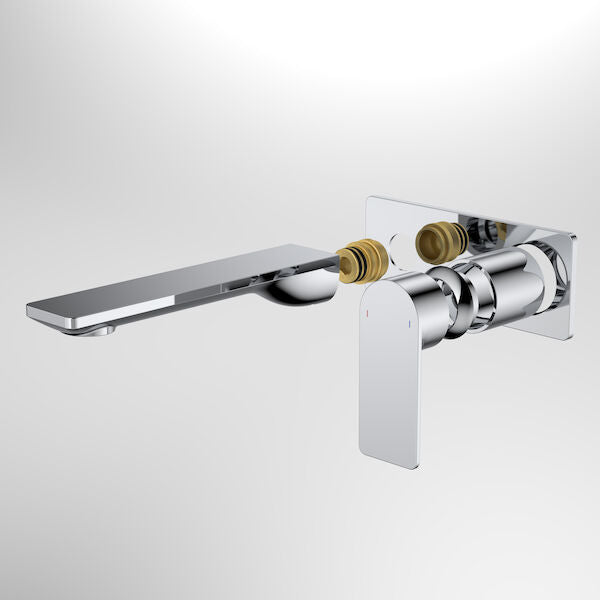 Caroma Urbane II 180mm Wall Basin / Bath Trim Kit - Rectangular Cover Plate - LF