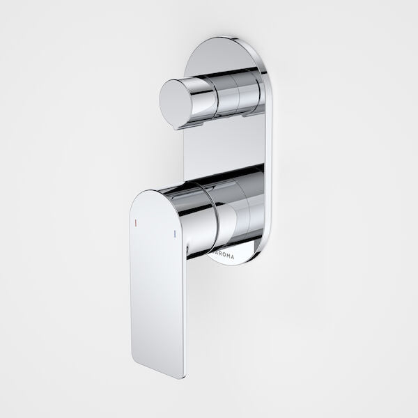 Caroma Urbane® II Bath / Shower Mixer With Diverter - Round Cover Plate
