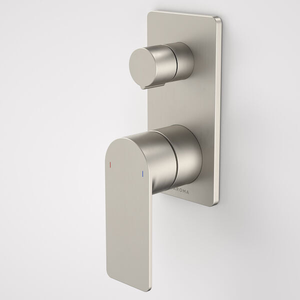 Caroma Urbane® II Bath / Shower Mixer With Diverter - Rectangular Cover Plate