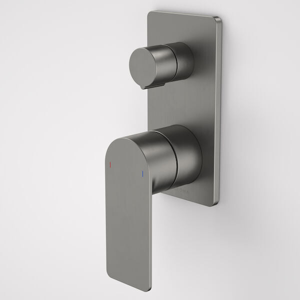 Caroma Urbane® II Bath / Shower Mixer With Diverter - Rectangular Cover Plate