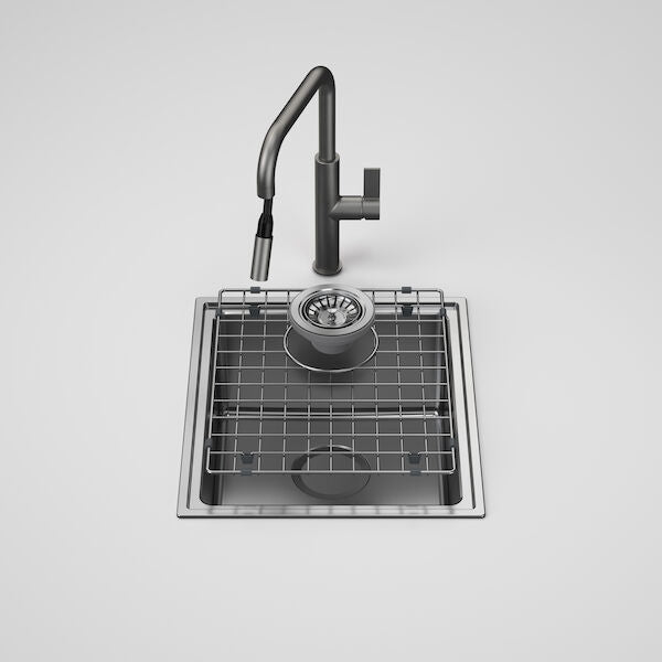 Caroma Urbane® II Single Bowl Sink with Caroma Urbane® II - Pull Out Sink Mixer