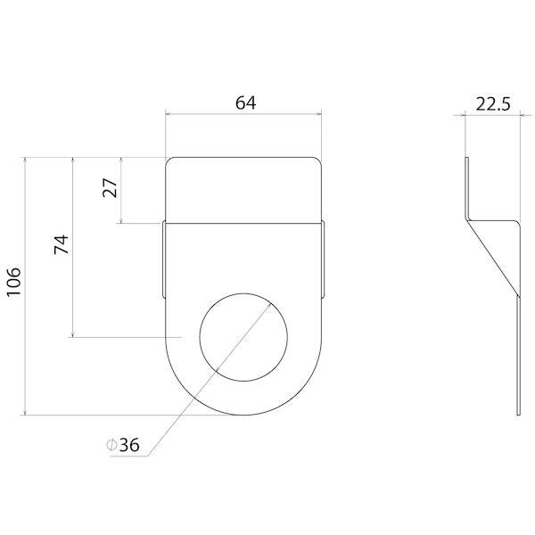 Clark Optional Sink Bracket