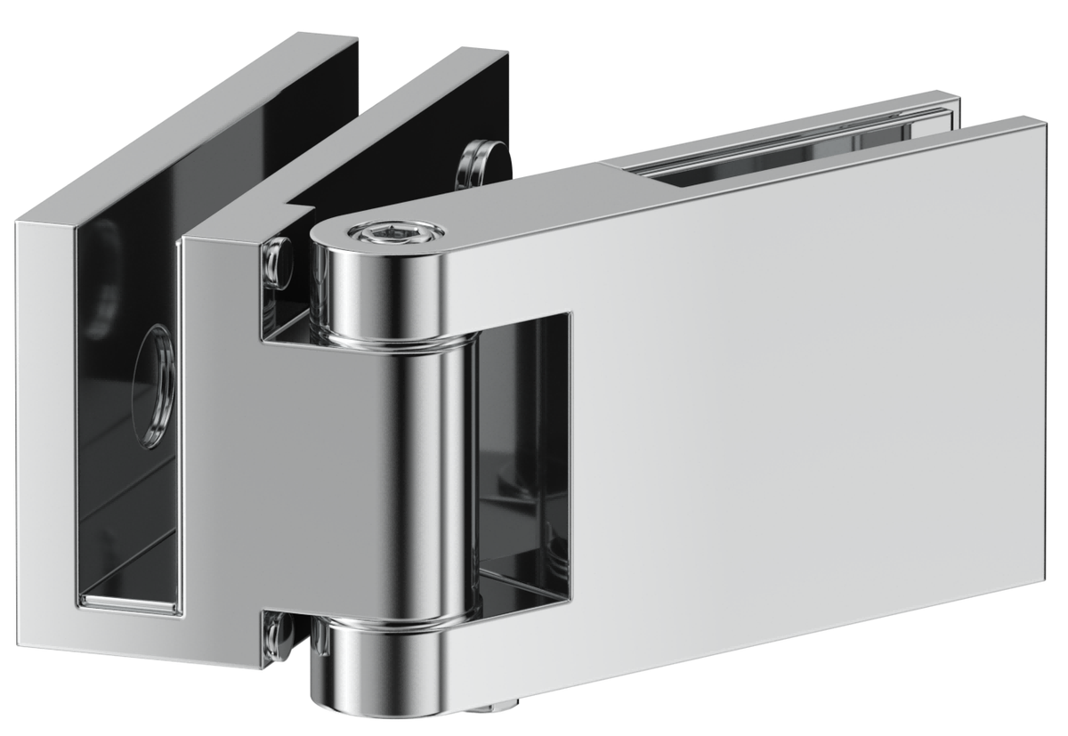 Bella Vista Shower Screen Overlap Hinge - Left/Right Hand - Chrome