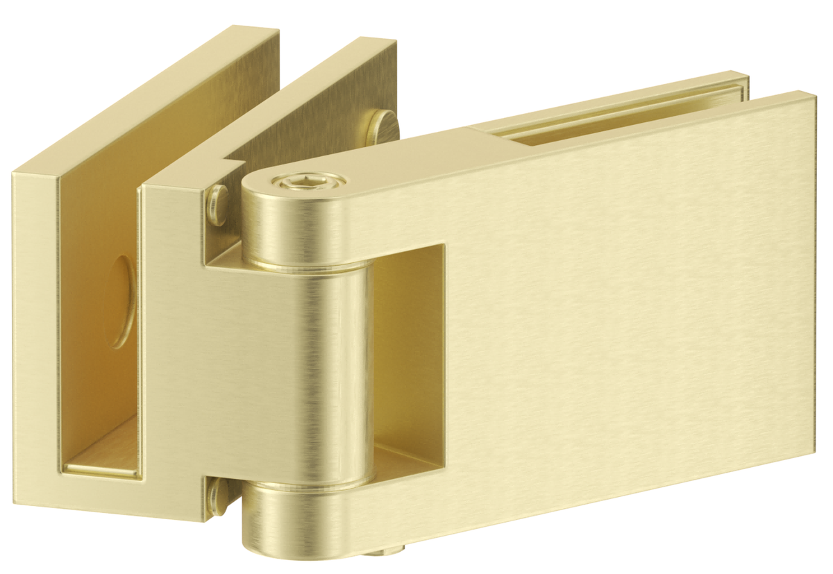 Bella Vista Shower Screen Overlap Hinge - Left/Right Hand - French Gold