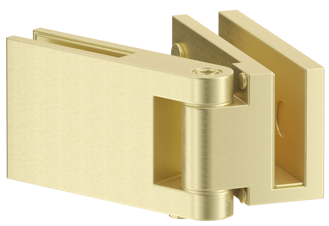 Bella Vista Shower Screen Overlap Hinge - Left/Right Hand - French Gold