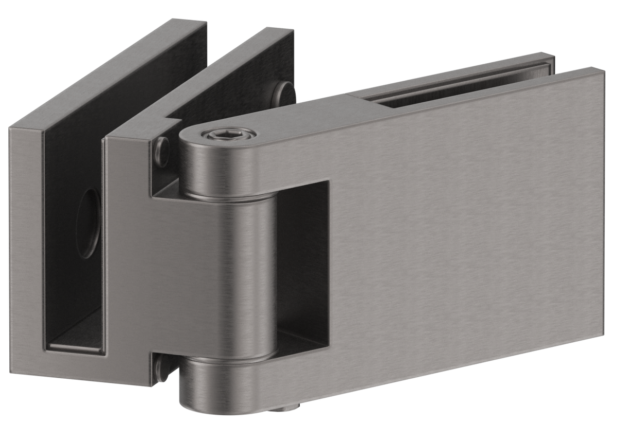 Bella Vista Shower Screen Overlap Hinge - Left/Right Hand - Gun Metal