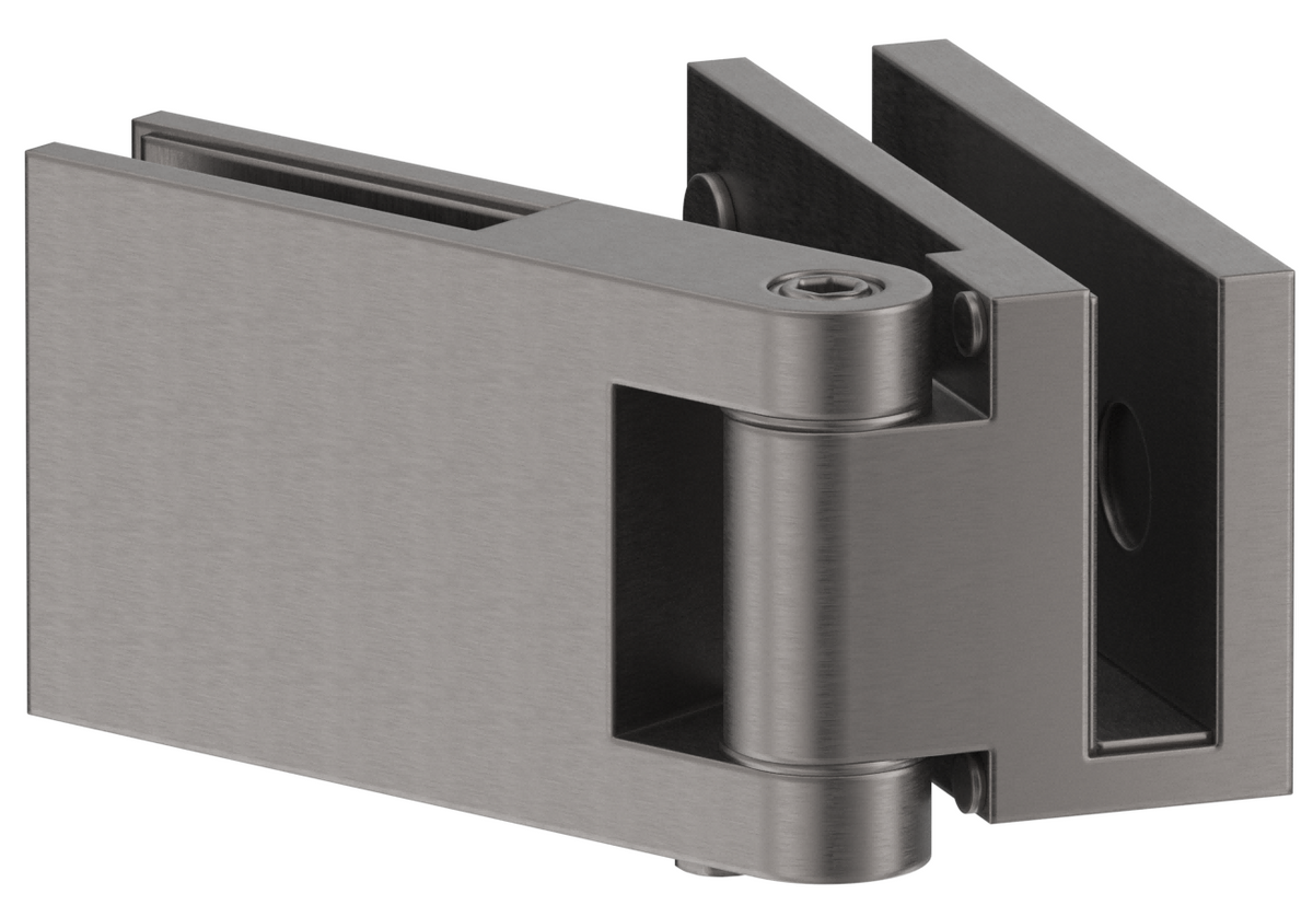 Bella Vista Shower Screen Overlap Hinge - Left/Right Hand - Gun Metal