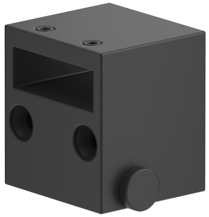 Bella Vista Shower Screen Overlap Rail Wall-to-Wall Bracket - Black