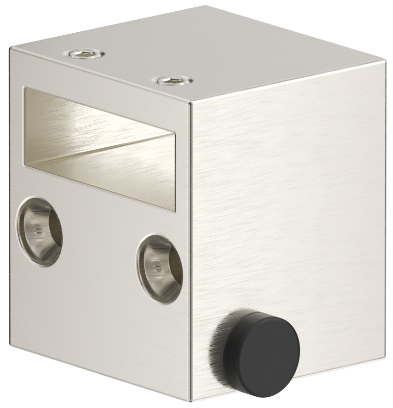 Bella Vista Shower Screen Overlap Rail Wall-to-Wall Bracket - Brushed Nickel