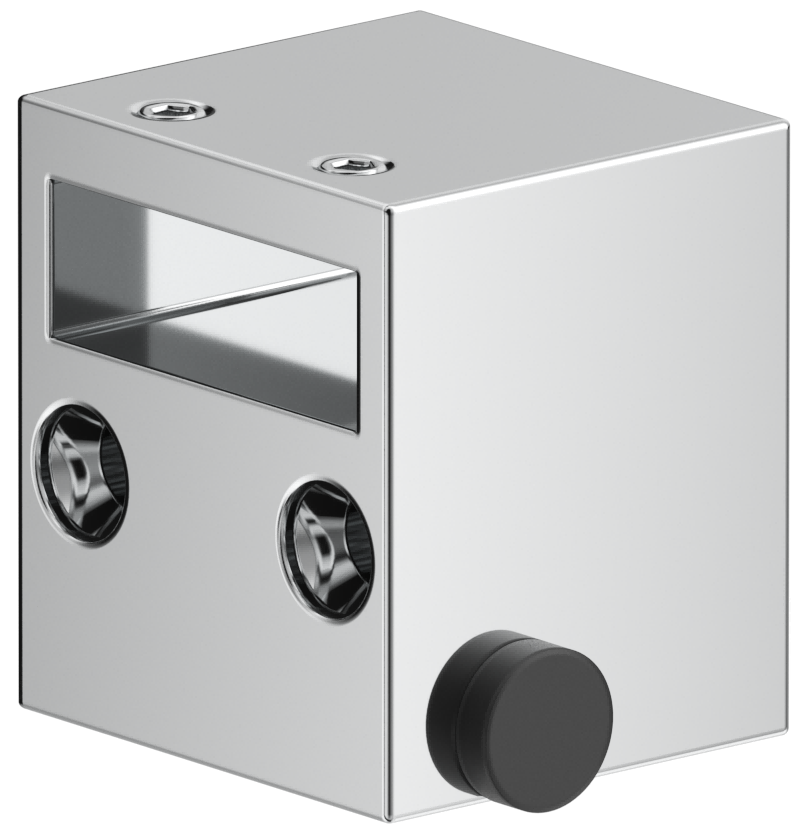 Bella Vista Shower Screen Overlap Rail Wall-to-Wall Bracket - Chrome