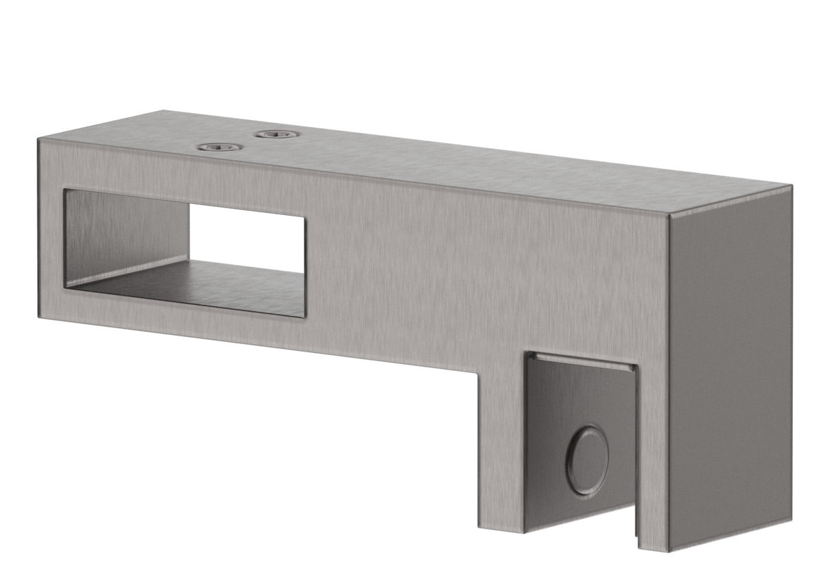 Bella Vista Shower Screen Overlap Rail to HP Arm - Gun Metal