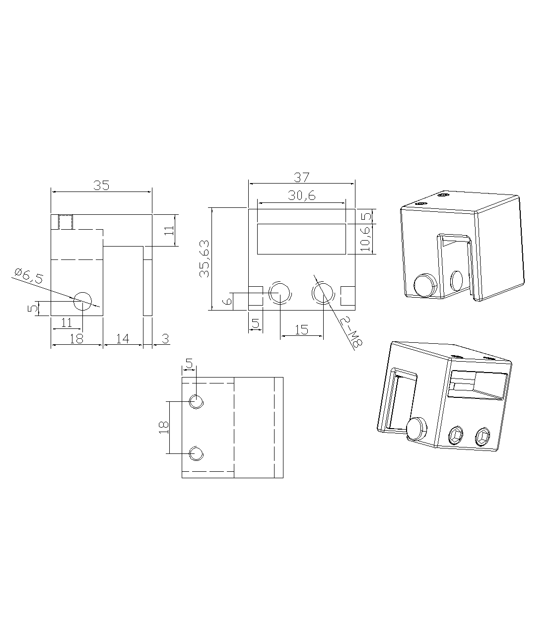 Bella Vista Shower Screen Overlap Rail Return Bracket