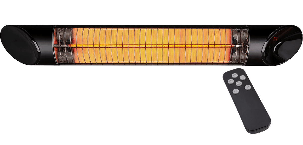 Ash 2000W Wall Mounted Outdoor Heater with Remote