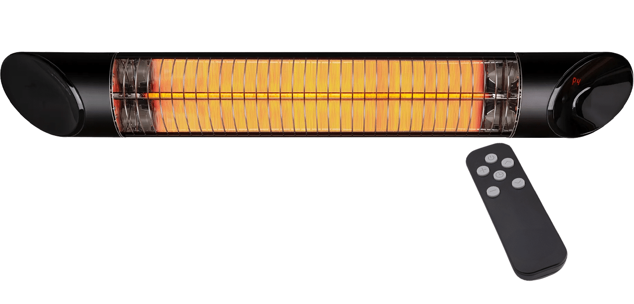 Ash 2000W Wall Mounted Outdoor Heater with Remote
