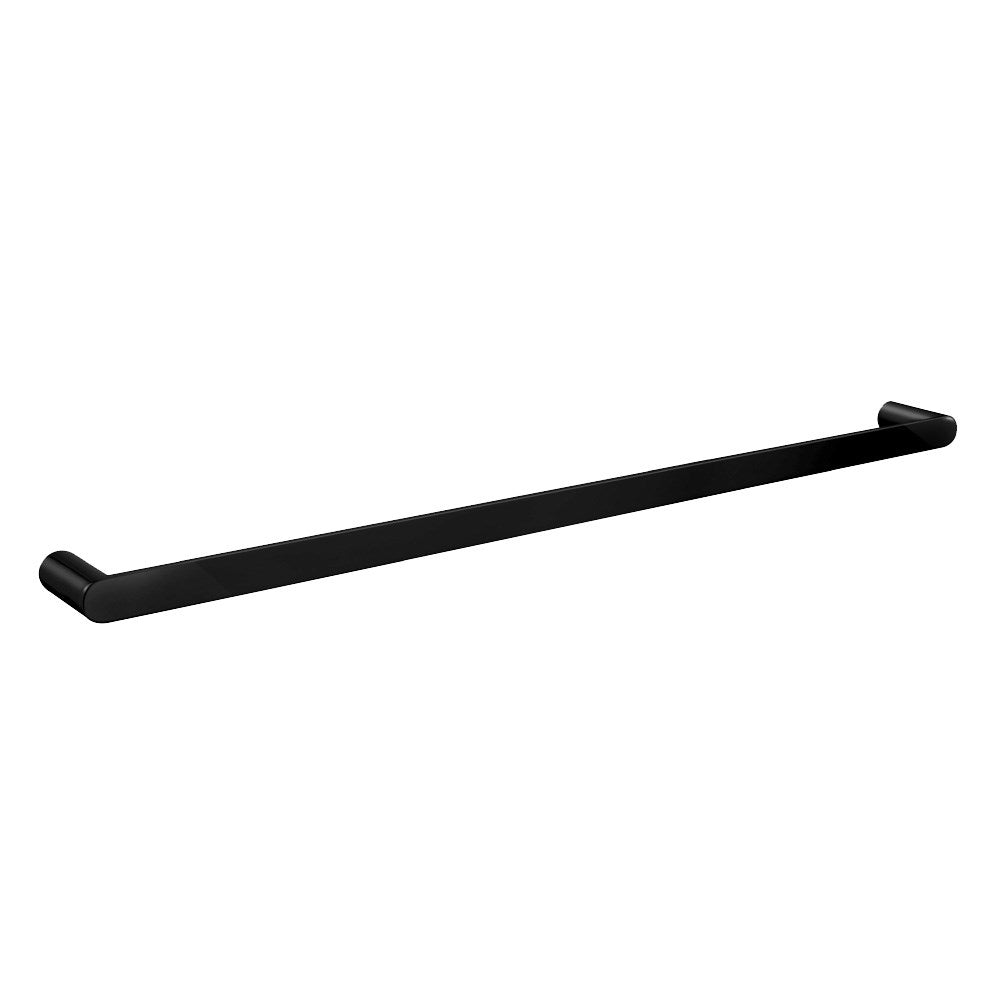 Bellino High Gloss Black 801mm Single Towel Rail