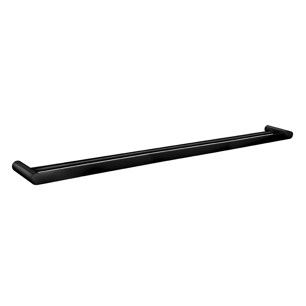 Bellino High Gloss Black 801mm Single Towel Rail
