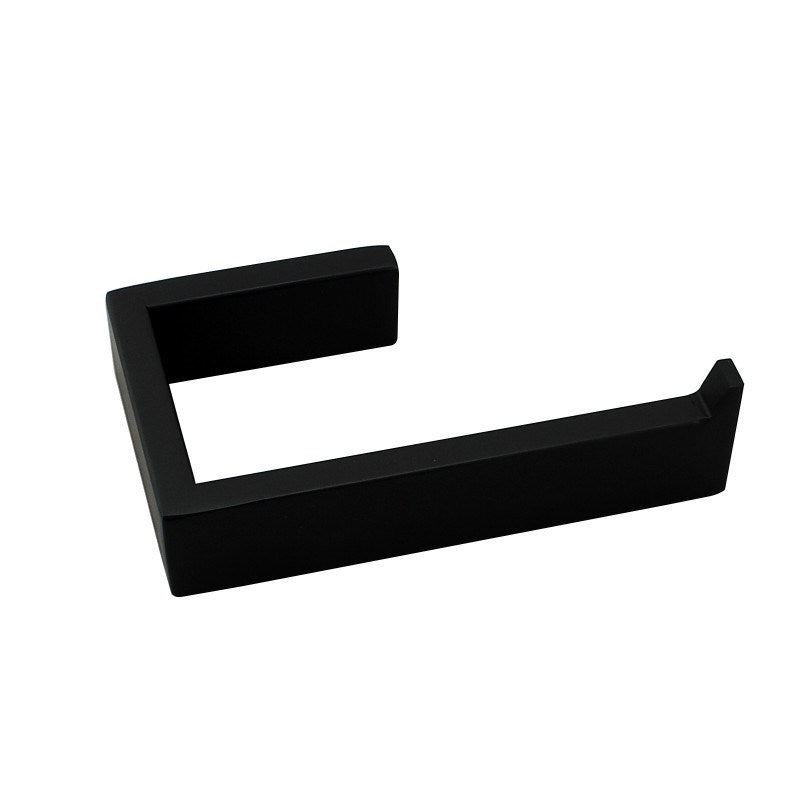Cavallo Matte Black Square Toilet Roll Holder
