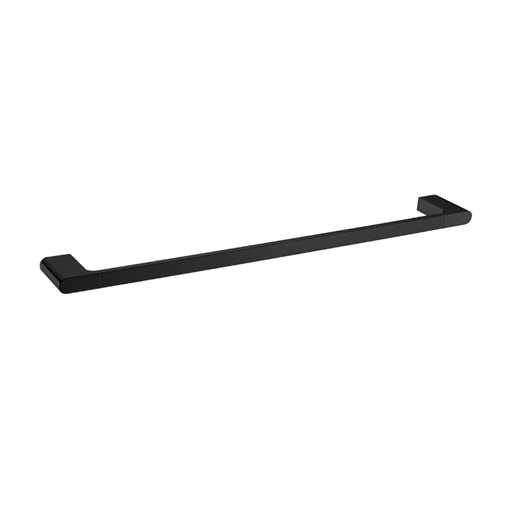 Bellino  Matte Black Zinc Alloy 800mm Single Towel Rail