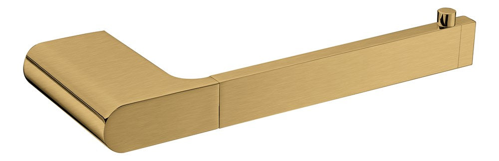Bellino  Brushed Yellow Gold Zinc Alloy Toilet Roll Holder