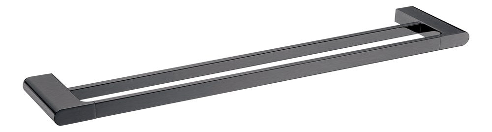Persano Gun Metal Grey Zinc Alloy 800mm Double Towel Rail