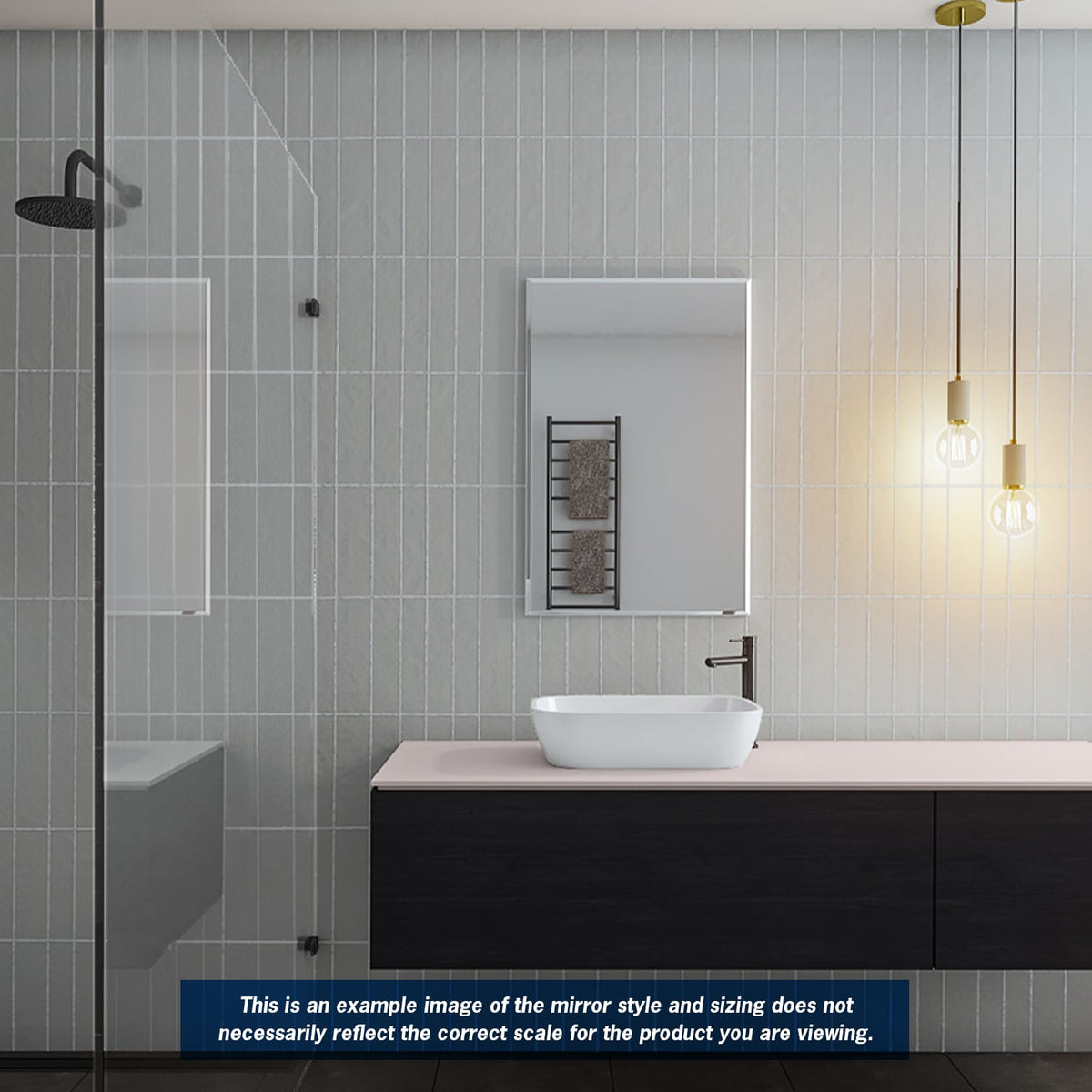Montana Square 25 mm Bevel Edge Mirror