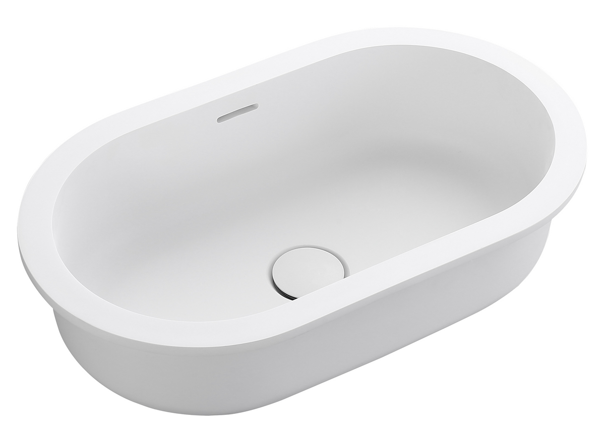Doros - Undermount - 530 x 320 x 168mm - Matte White