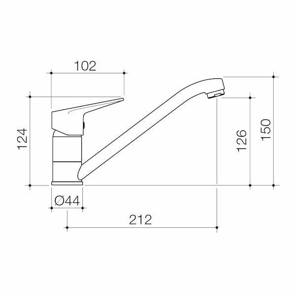Stylus Basis R1 Sink Mixer