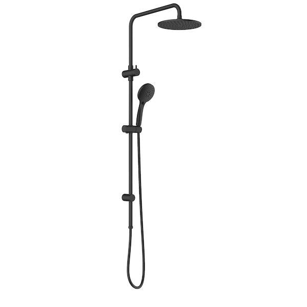 Stylus Basis Round Rail Shower with Overhead (4 Star)