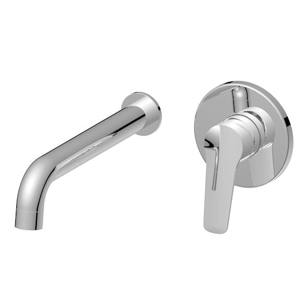 Stylus Basis R4 Wall Basin/Bath Mixer 220mm
