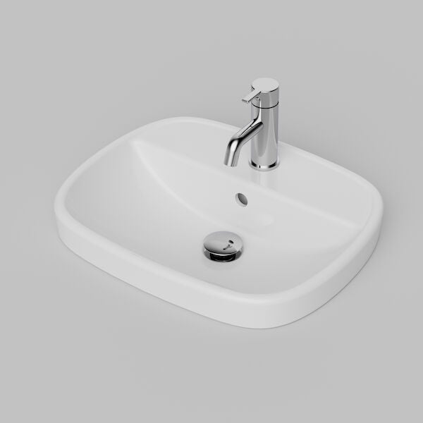 Stylus Basis Inset Basin - Rectangle - 1 tap hole