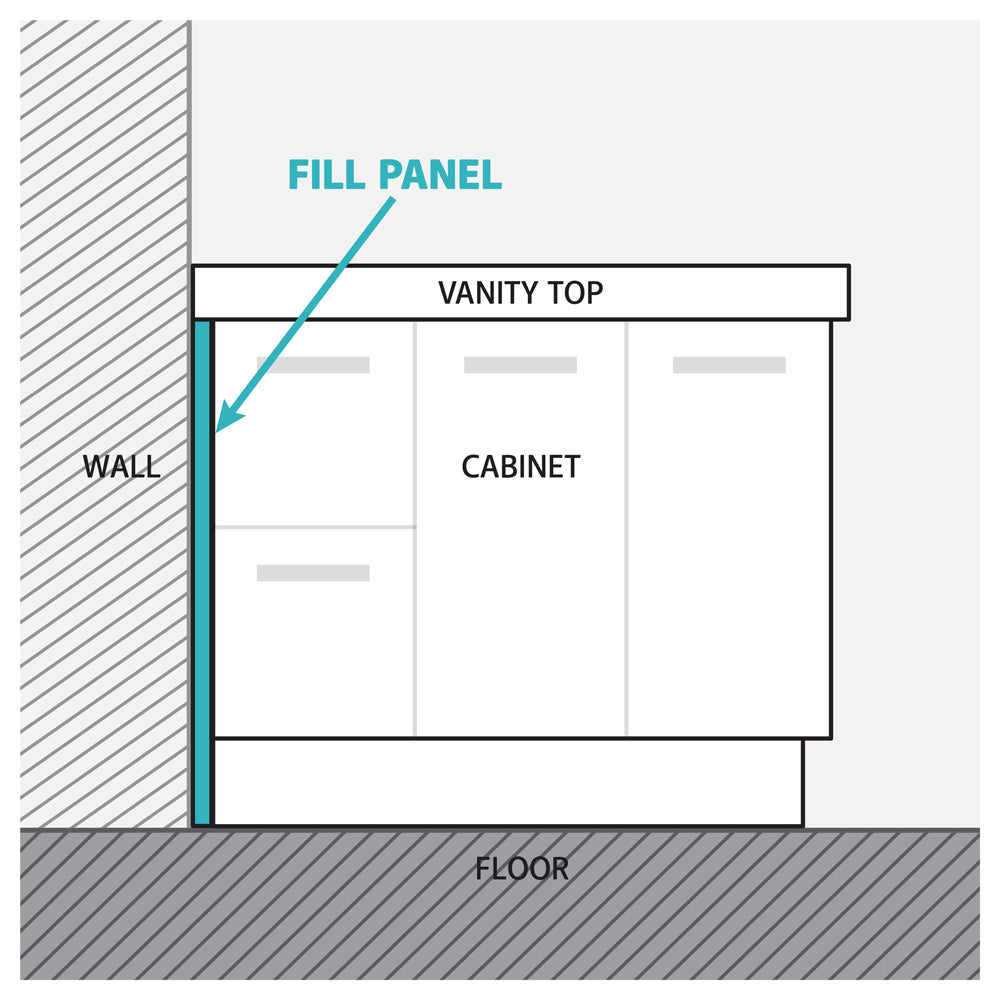 Satin Black Fill Panel